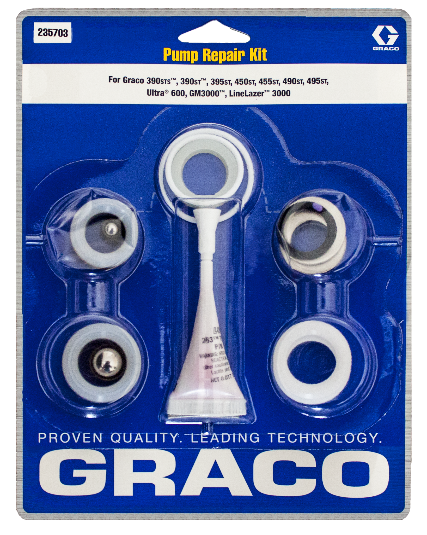 SEV FUEL P・E Graco OEM Packing Kit #235-703 SHIPPING INCLUDED – Airless Paint